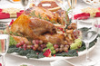 Roasted Turkey and Christmas Tree