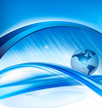 Business elegant abstract background with globe.