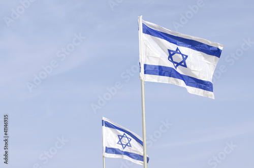 Photo: Israeli Flags Israeli Flags