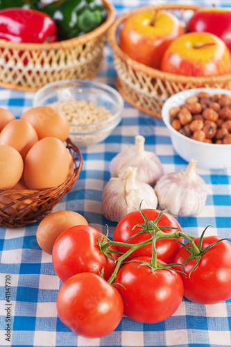 Photo: Ingredients for breakfast Ingredients for breakfast