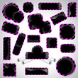 Great glossy pink collection of website elements Great glossy pink collection of website elements