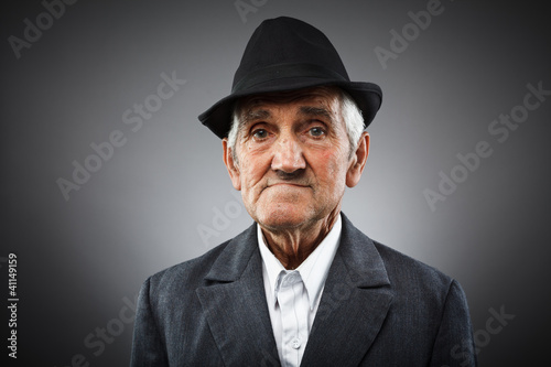 Photo: Expressive senior portrait Expressive senior portrait