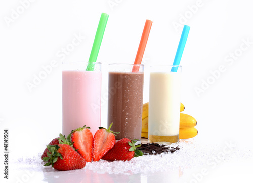 Photo: Erdbeere Schoko und Bananenshake Erdbeere Schoko und Bananenshake
