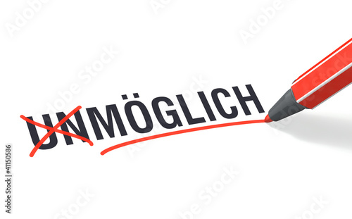 Illustration: Es ist möglich Es ist möglich