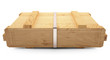 wooden box with ammunition