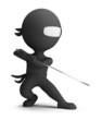 3d small people - ninja