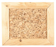 Cork board  in a frame