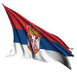 Illustration: Serbia flag - collection no_4 Serbia flag - collection no_4