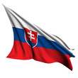 Illustration: Slovakia flag - collection no_4 Slovakia flag - collection no_4