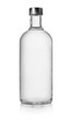 Bottle of vodka isolated