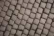 Old road with cobblestones Old road with cobblestones