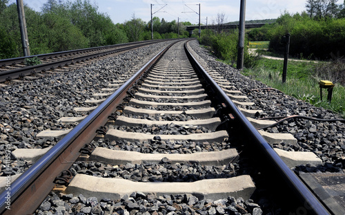 Foto: Bahnschienen Bahnschienen