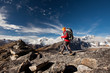 Hiking in Himalaya mountains
