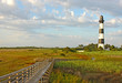 The Bodie Island lighthouse on the Outer Banks of North Carolina