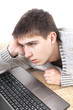 teenager with notebook teenager with notebook