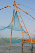 chinese fishing net of cochin in Kerala state india