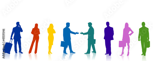 Illustration: Business-Serie: Teamwork 2 Business-Serie: Teamwork 2