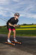 roller skiing