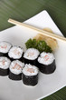 sushi on plate