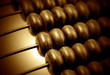 Photo: Antique old wooden merchant accounts Antique old wooden merchant accounts