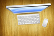 overhead modern computer