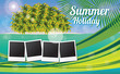 Vektor: Summer holiday card Summer holiday card