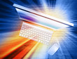 colourful desktop computer