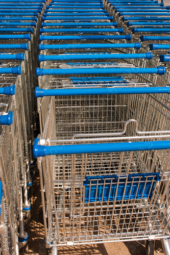 Photo: Shopping trolley Shopping trolley
