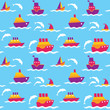 Background with boats