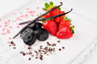 strawberry, liquorice, vanilla and chocolate
