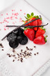 strawberry, liquorice, vanilla and chocolate