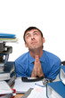 Prayer is an office worker Prayer is an office worker
