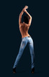 woman in jeans