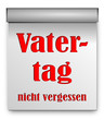 Kalender Vatertag nicht vergessen