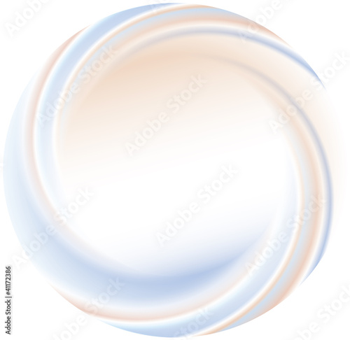Vector: Vector abstract background. Wrapped spiral disk with blurred str Vector abstract background. Wrapped spiral disk with blurred str