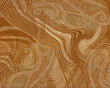 Cachemire abstrait orangé.