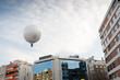 Aerial photography using a captive balloon