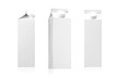 White Blank milk or juice pack