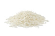 a pile of long rice grains