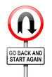 Start again.