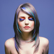 Photo: Lady with bright makeup Lady with bright makeup