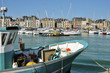 Fishing boat at Dieppe in France Fishing boat at Dieppe in France