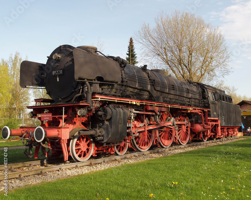 Foto: Dampflokomotive in Treuchtlingen Dampflokomotive in Treuchtlingen
