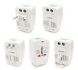 different views of universal adapter with clipping path