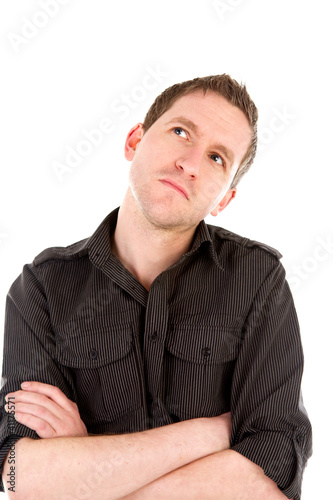 Photo: man in thought man in thought