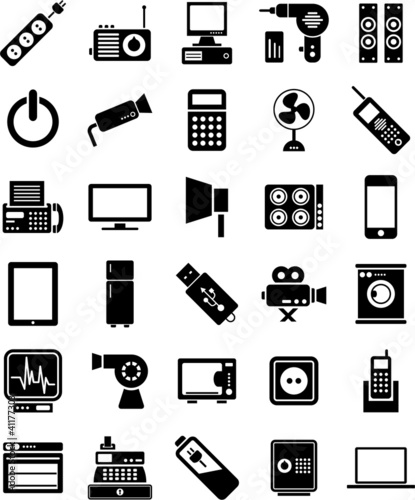 Vector: electronic devices icons electronic devices icons