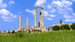 Roman remains of Citadel of Amman, Jordan, Middle East. Roman remains of Citadel of Amman, Jordan, Middle East.