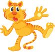 Isolated tiger