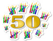 Happy Birthday 50 Years - tally