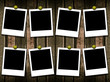 8 polaroid frames